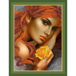 Рисунок - схема на ткани - "Гламур"