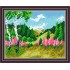 Рисунок - схема на ткани - "Берёзки"