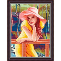 Рисунок - схема на ткани - "Мечты"