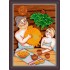 Рисунок - схема на ткани - "Идите в баню...!"