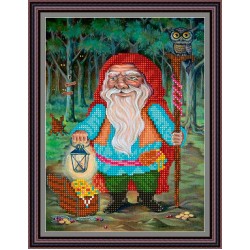 Рисунок - схема на ткани - "Дед Хабар"