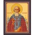 Рисунок - схема на ткани - Икона "Сергий Радонежский"
