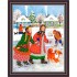 Рисунок - схема на ткани - "На катке"