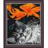 Рисунок - схема на ткани - "Цветные сны"