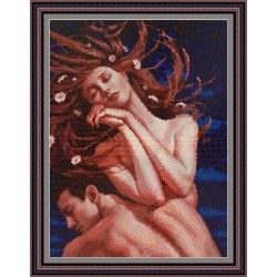 Рисунок - схема на ткани  - "Ноктюрн"