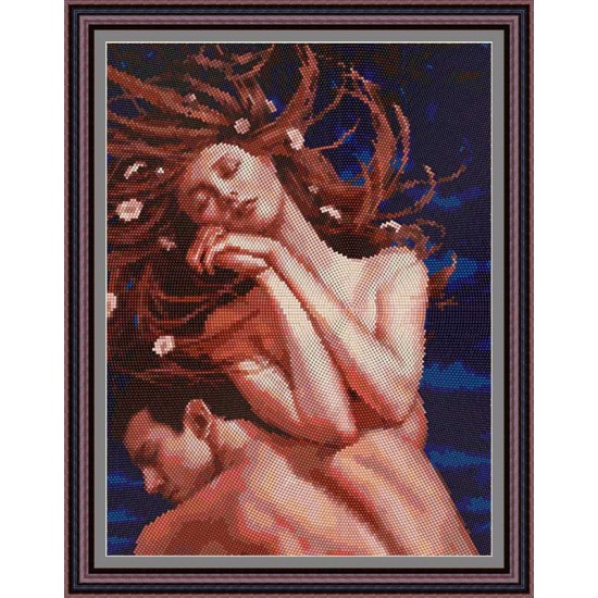 Рисунок - схема на ткани  - "Ноктюрн"
