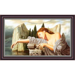 Рисунок - схема на ткани - "Там, где мечты"