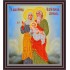Рисунок - схема на ткани - Икона "Св. Симеон и Анна"