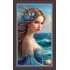 Рисунок - схема на ткани  - "Девушка и море" 