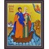 Рисунок - схема на ткани - Икона "Пётр и Феврония Муромские"