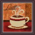 Рисунок - схема на ткани - «Latte»