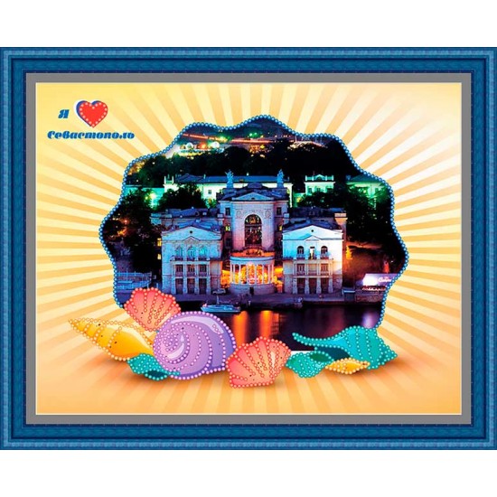 Рисунок - схема на ткани - Севастополь "Артбухта"