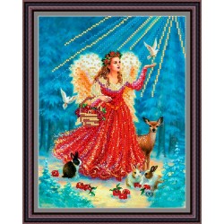 Рисунок - схема на ткани - "Сказочный ангел"
