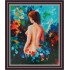 Рисунок - схема на ткани - по картине Леонида Афремова - "Ню"