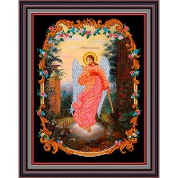 Рисунок - схема на ткани -  Икона "Ангел хранитель"