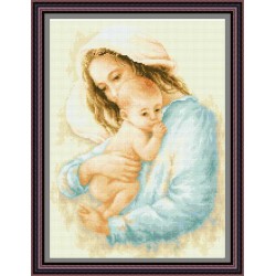 Рисунок - схема на ткани - "Материнство"