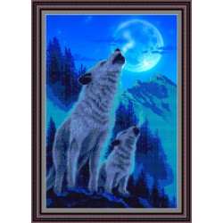 Рисунок - схема на ткани - "Мамин ученик"