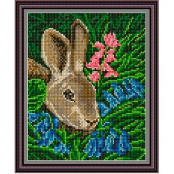 Рисунок - схема на ткани - "Кролик"