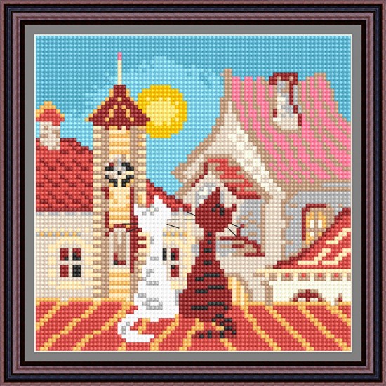 Рисунок - схема на ткани - "Встречая рассвет"