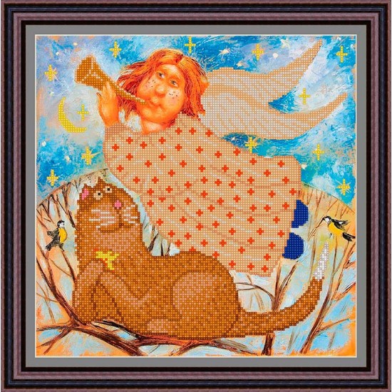 Рисунок - схема на ткани - "Хранители света и удачи" Рисунок - схема на ткани - "Хранители света и удачи"