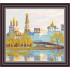 Рисунок - схема на ткани - "Новодевичий монастырь"