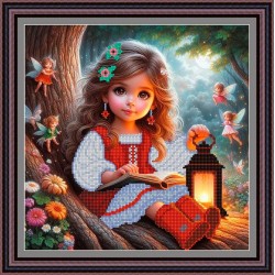 Рисунок - схема на ткани - "Сказки волшебного леса"
