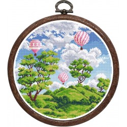 Рисунок - схема на ткани - "Летнее настроение"