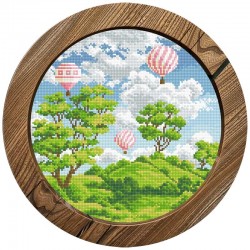 Рисунок - схема на ткани - "Летнее настроение"