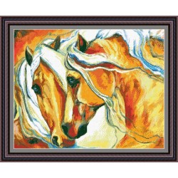 Рисунок - схема на ткани - "Верность"