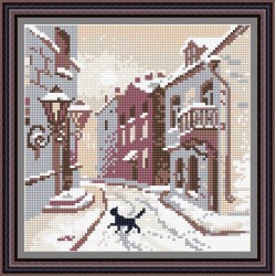 Рисунок - схема на ткани - "На удачу!"