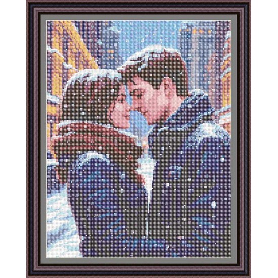 Рисунок - схема на ткани - "Притяжение"