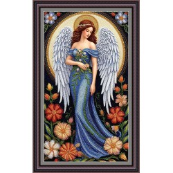 Рисунок - схема на ткани  - "Ангел" 