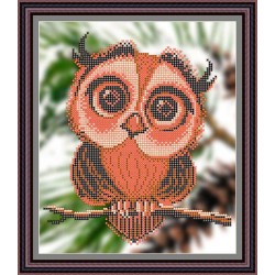 Рисунок - схема на ткани - "Филя"