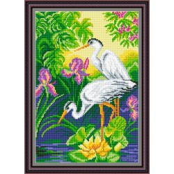 Рисунок - схема на ткани - Крым, Ялта "Ливадийский дворец"